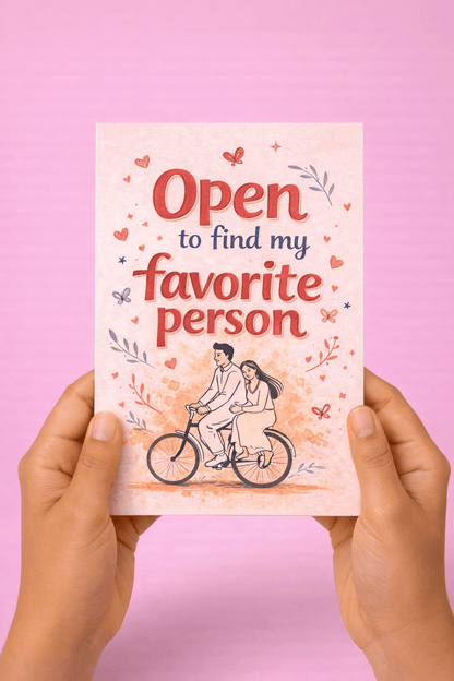 Thoughtful Valentine's Day Mirror Card For Your Loved One