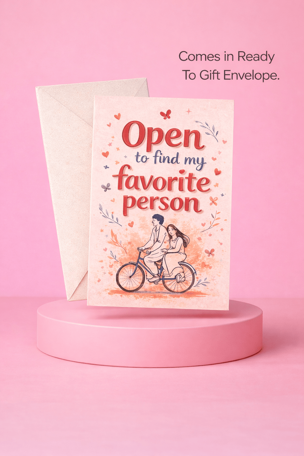 Thoughtful Valentine's Day Mirror Card For Your Loved One