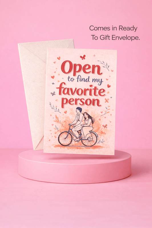Thoughtful Valentine's Day Mirror Card For Your Loved One