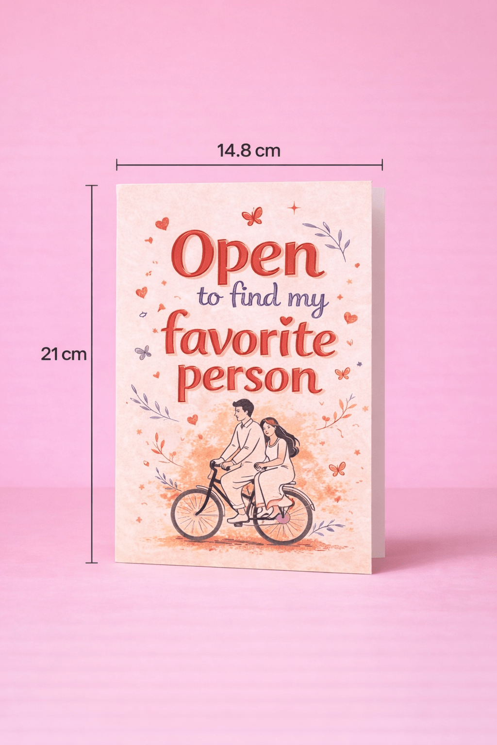 Thoughtful Valentine's Day Mirror Card For Your Loved One