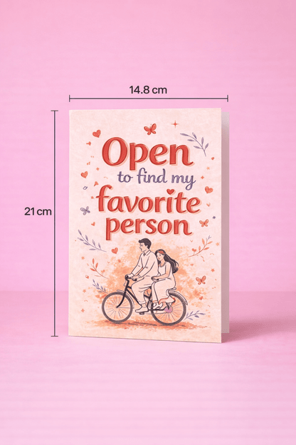 Thoughtful Valentine's Day Mirror Card For Your Loved One